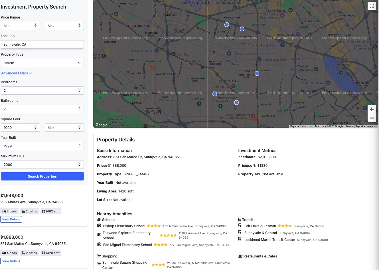 Day 6 AI bootcamp: Real Estate Recommendation App
